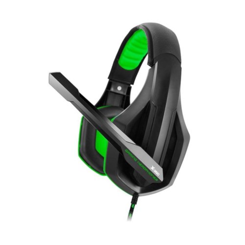 Ігрова гарнітура дротова, Gemix W-350 black/green