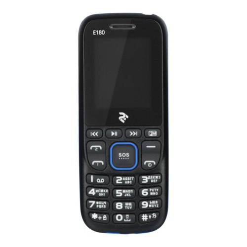 Мобільний телефон 2E E180 Black-Blue