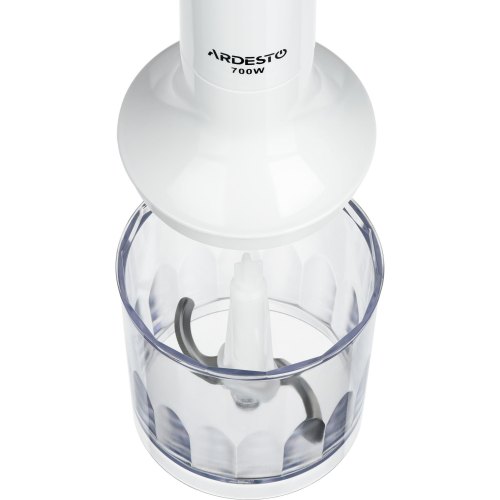 Блендер заглибний Ardesto 700Вт, 3в1, чаша-600мл, білий