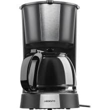 Кавоварка Ardesto крапельна 1.2л, мелена, чорно-сріблястий