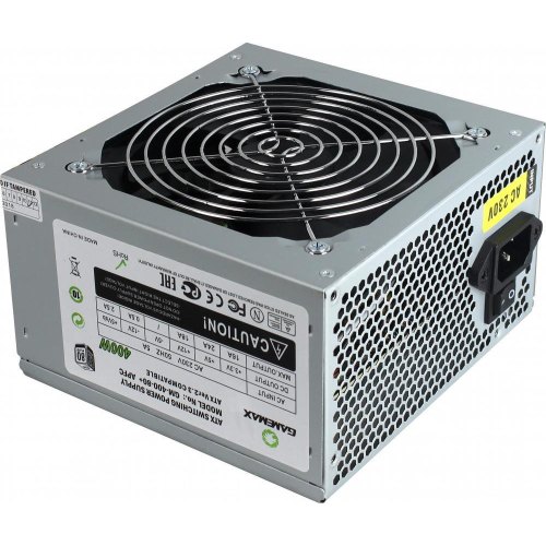 Блок живлення GameMax (GM-400W-80+APFC) 400Вт