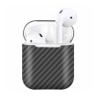 Airpods Carbon Case для AirPods with Wireless Charging Case, Black