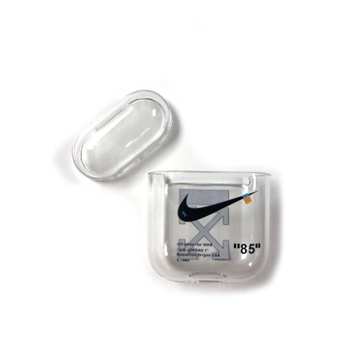 Airpods plastic Clear case, Nike