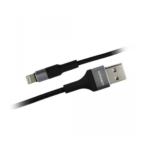 Кабель Crown Lightning CMCU-007L (Black-Grey)
