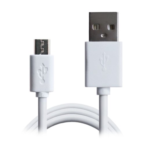 Кабель Grand-X USB-micro USB PM01WS 2,1A, 1m, (no pack) White*