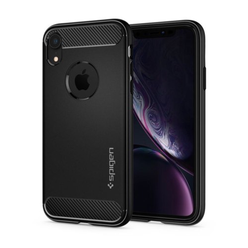 Чохол Spigen Apple iPhone XR Case Rugged Armor Matte Black