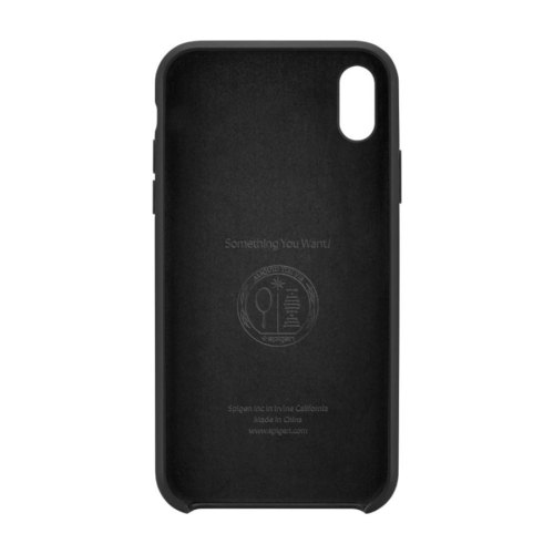 Чохол Spigen Apple iPhone XS/X Silicone Fit, Black