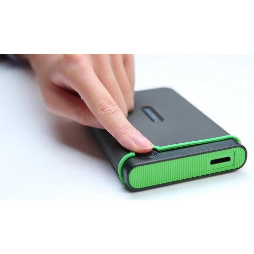 Зовнішній жорсткий диск 2TB Transcend StoreJet 25M3S (TS2TSJ25M3S) 2.5 USB3.1 Iron Gray