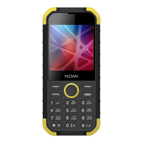 Мобiльний телефон Nomi i285 X-Treme Black-Yellow