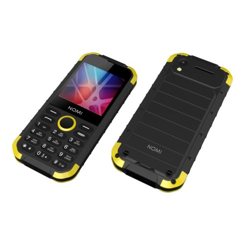 Мобiльний телефон Nomi i285 X-Treme Black-Yellow