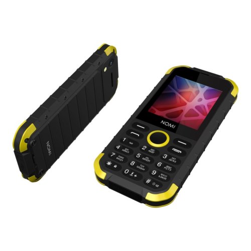 Мобiльний телефон Nomi i285 X-Treme Black-Yellow