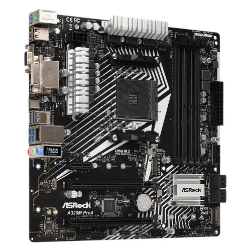 Материнська плата ASRock A320M PRO4 R2.0 sAM4