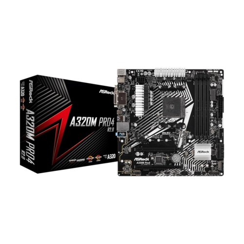 Материнська плата ASRock A320M PRO4 R2.0 sAM4