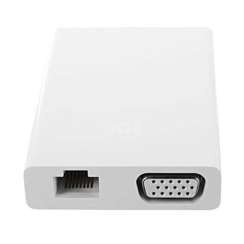 Адаптер Xiaomi Mi Multi-Adapter USB-C to VGA and Gigabit Ethernet (JGQ4005TY), White