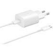 Мережевий зарядний пристрiй Samsung EP-TA800XBEGRU 25W Adaptive Fast Charging + Power Delivery (Type-C + Type-C cable), Black