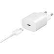Мережевий зарядний пристрiй Samsung EP-TA800XBEGRU 25W Adaptive Fast Charging + Power Delivery (Type-C + Type-C cable), Black