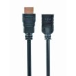 Подовжувач HDMI - HDMI, 180см, Cablexpert (CC-HDMI4X-6), v2.0, позолочені конектори, 1.8м