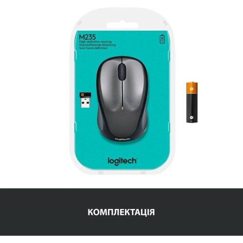 Мишка Logitech M235 Grey (910-002201)