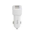 АЗП HOCO Z23 (2USB/2.4A) + Lightning (White)