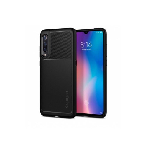 Чохол Spigen Xiaomi Mi 9, Rugged Armor Matte Black