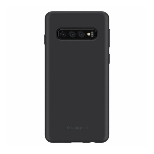 Чохол Spigen Samsung G973 Galaxy S10, Silicone Fit Black