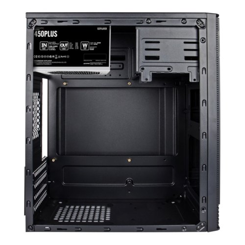 Корпус з БЖ, 450W 1stPlayer M1-450PLS Black 450W-12cm, 2хUSB2.0, 1хUSB3.0