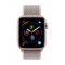 (УЦІНКА)Смарт годинник Apple Watch Series 4 GPS, 44mm Gold Aluminium Case with Pink Sand Sport Loop** потертості дисплею