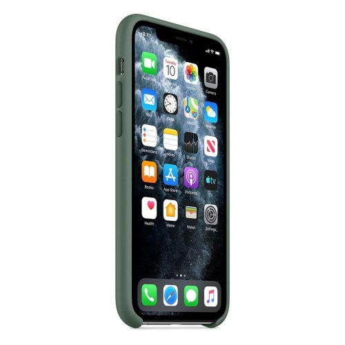 Чохол Apple Silicone Case iPhone 11 Pro Max, Pine Green ORIGINAL