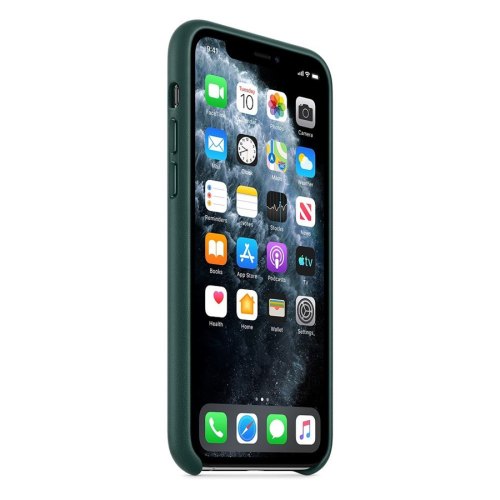 Чохол Apple Leather Case iPhone 11 Pro Max, Forest Green ORIGINAL