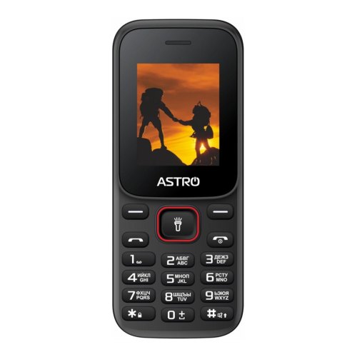 Мобільний телефон ASTRO A144 Black/Red