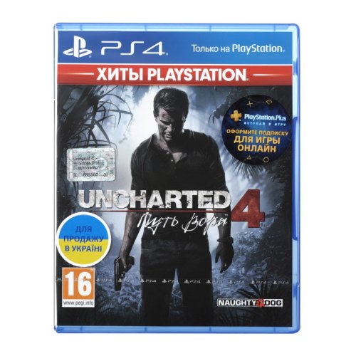 Гра для PS4 Uncharted 4: A Thief’s End [Blu-Ray диск]