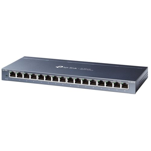 Комутатор TP-LINK TL-SG116 16xGE некерований Метал. корпус
