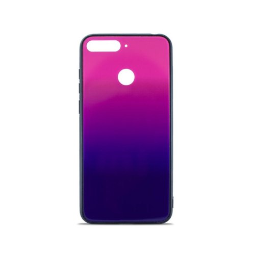 Накладка Miami Glass Case Huawei Y6 (2018), Gradient Purple Barca 06