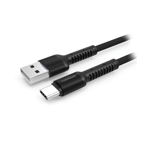 Кабель  MakeFuture USB to Type-C (2.4 A) 1.0m Grey