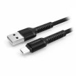 Кабель  MakeFuture USB to MicroUSB (2.4 A) 1.0m Grey