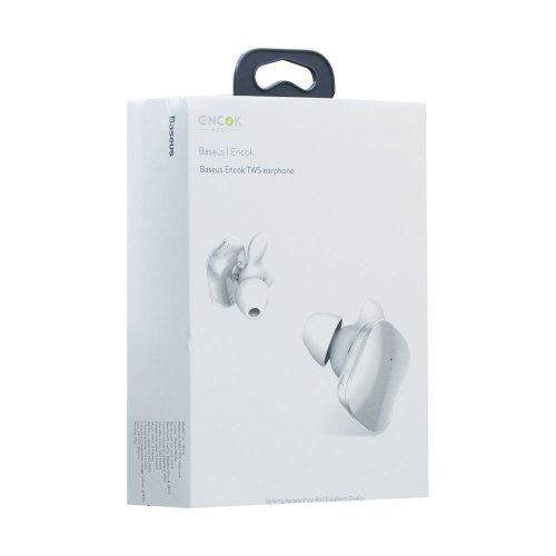 Навушники Baseus Encok W02 Truly Wireless headset White