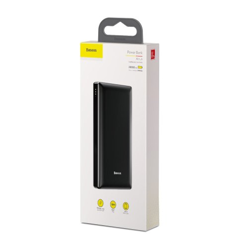 Зовнішній акумулятор Powerbank Baseus Mini JA Fast charge power bank 3A 20000mAh Black