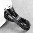 Кабель Baseus cafule Cable USB For Micro 2.4A 0.5M Gray/Black