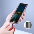 Кабель Baseus Cafule PD2.0 60W flash charging USB cable Type-C to Type-C (20V 3A)2M Gray/Black