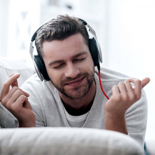 Аудiо-кабель AUX Baseus Yiven Audio Cable M30 1M Silver/Black