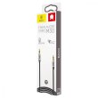 Аудiо-кабель AUX Baseus Yiven Audio Cable M30 1M Silver/Black