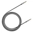 Аудiо-кабель AUX Baseus Yiven Audio Cable M30 1M Silver/Black