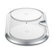 БЗП Baseus Dual Wireless Charger (EU) Silver