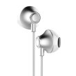 Навушники Baseus Enock H06 lateral in-ear Wire Earphone 3.5 mini-jack, Silver