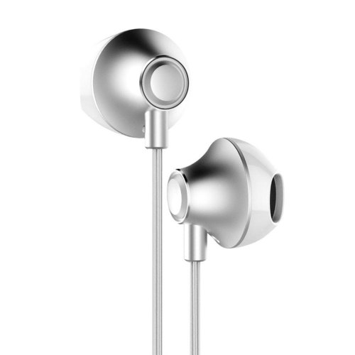 Навушники Baseus Enock H06 lateral in-ear Wire Earphone 3.5 mini-jack, Silver