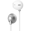 Навушники Baseus Enock H06 lateral in-ear Wire Earphone 3.5 mini-jack, Silver