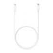 Кабель Samsung (EP-DA705BWRGRU) USB Type-C ↔ USB Type-C (60 Вт), White