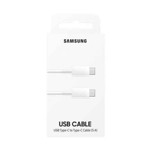 Кабель Samsung (EP-DA705BWRGRU) USB Type-C ↔ USB Type-C (60 Вт), White
