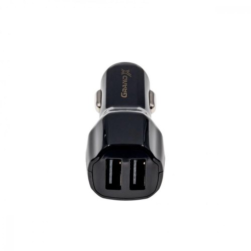 АЗП Grand-X CH-26 (2USB 5V 2.1A, 12-24V), color Black (CH-26)