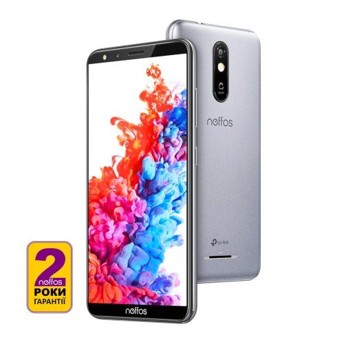(УЦІНКА)Смартфон TP-Link Neffos C7 Lite 1/16GB Grey ** потертості корпусу, вітринний